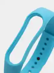 Голубой ремешок силиконовый для Xiaomi Mi Band 7 / Xiaomi Mi Band 8