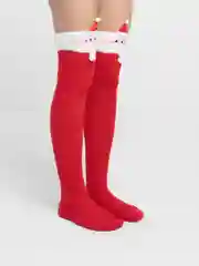 Аметистовый носки гетры  новогодние, махровые, мягкие, длинные, чулки, тапочки, пушистые
