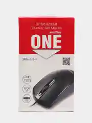 Мышь проводная компьютерная 1500 dpi, Smartbuy One SBM-215-K