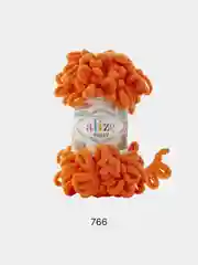 Коричневый пряжа Alize puffy петельки