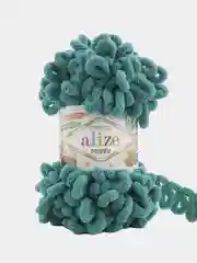 Бордовый пряжа Alize puffy петельки