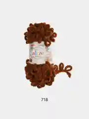 Приглушённый хаки пряжа Alize puffy петельки