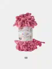 Розовый пряжа Alize puffy петельки
