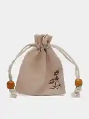 Молочный мешок подарочный из льна, на шнурке