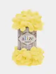 Желтый пряжа Alize puffy петельки