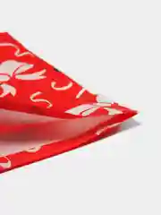 Алый пакет подарочный, с ушками, 1-10 штук