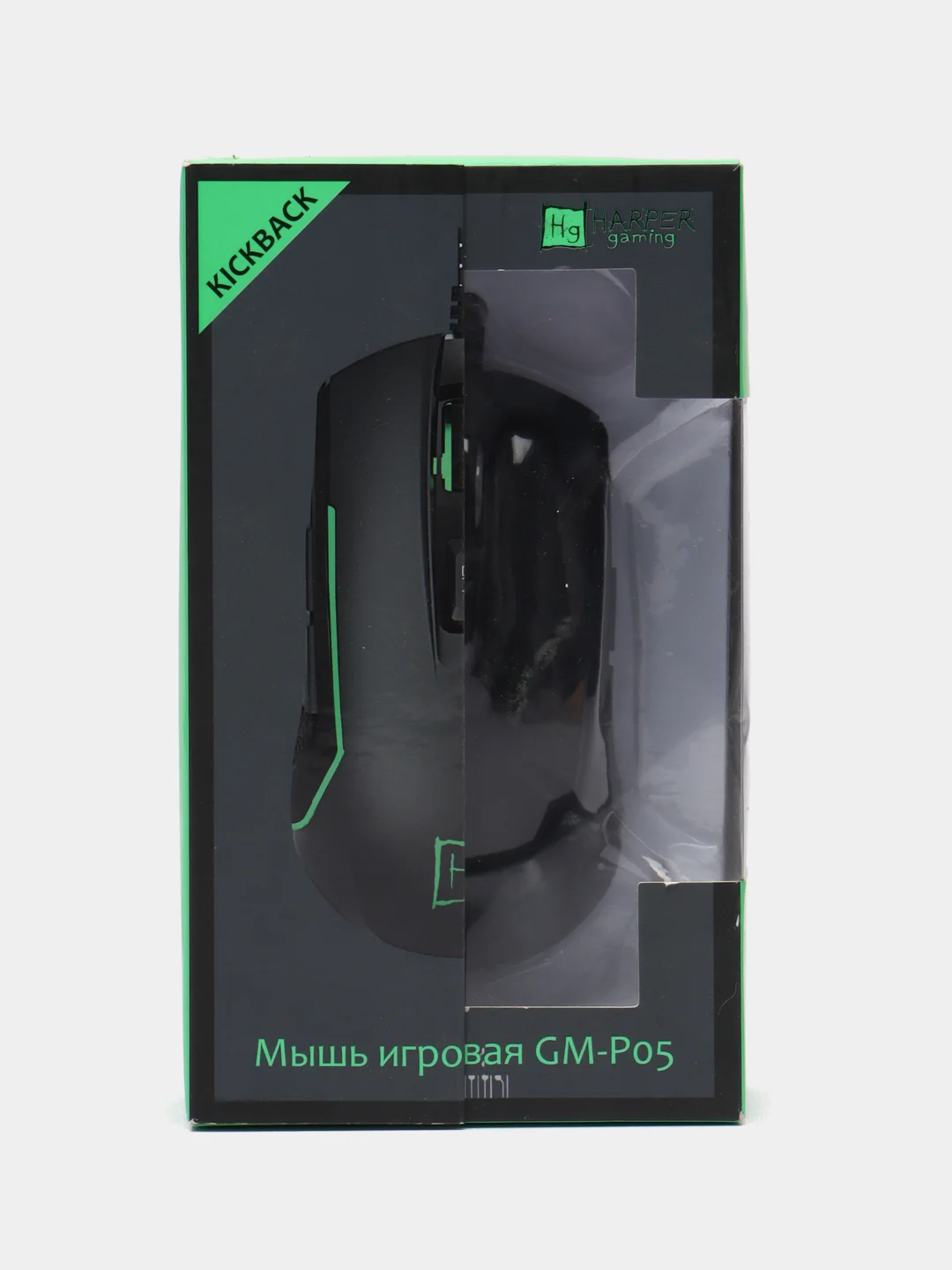 Мышь компьютерная игровая Harper Gaming Kickback GM-P05, с RGB подсветкой, soft-touch