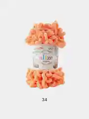 Алый пряжа Alize puffy петельки