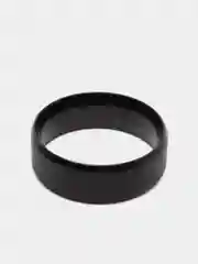 Серебряный кольцо стальное, 8 мм