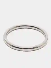 Серебряный кольцо тонкое, 2 мм