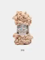 Бронзовый пряжа Alize puffy петельки
