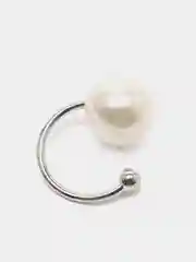Серебряный каффы серьги с жемчугом, серьги женские бижутерия, серьги с жемчугом
