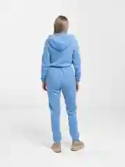 Голубой комбинезон женский