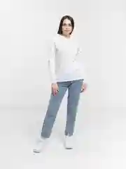 Белый худи женское, базовое