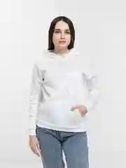Белый худи женское, базовое