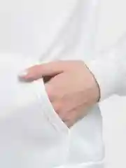 Белый худи женское, базовое