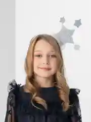 Красный ободок для волос"Звезда"