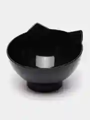Серый миска для кошек и собак, двойная, с наклоном, 6 цветов