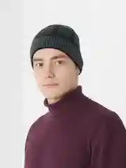 Серый шапка мужская / Шапка бини / Зимняя шапка