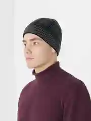 Серый шапка мужская / Шапка бини / Зимняя шапка