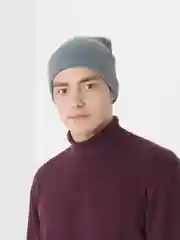 Серый меланж шапка зимняя Алга