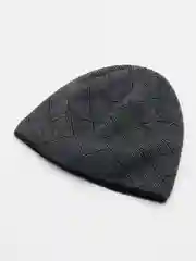 Серый мужская шапка