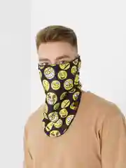 Желтый маска бандана с принтом утепленная для сноуборда, балаклава