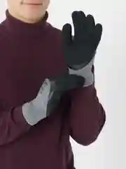 Черный рабочие перчатки, утепленные, водоотталкивающие
