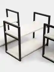Молочный полка настенная, 2 яруса, 5 цветов, 3 размера