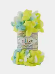 Хром пряжа Alize Puffy петельки
