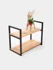 Бежевый полка настенная, 2 яруса, 5 цветов, 3 размера