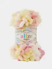 Алый пряжа Alize Puffy петельки
