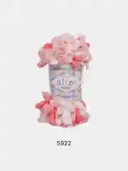 Кораллово-розовый пряжа Alize Puffy петельки