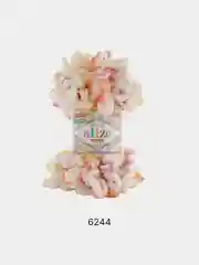 Лазурный пряжа Alize Puffy петельки