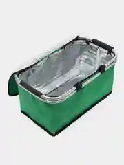 Лесной зеленый термосумка складная с алюминиевым каркасом, корзина для продуктов, сумка термо холодильник
