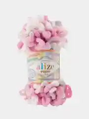 Тёмно-розовый пряжа Alize Puffy петельки