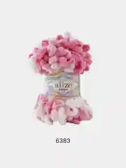 Серый металлик пряжа Alize Puffy петельки