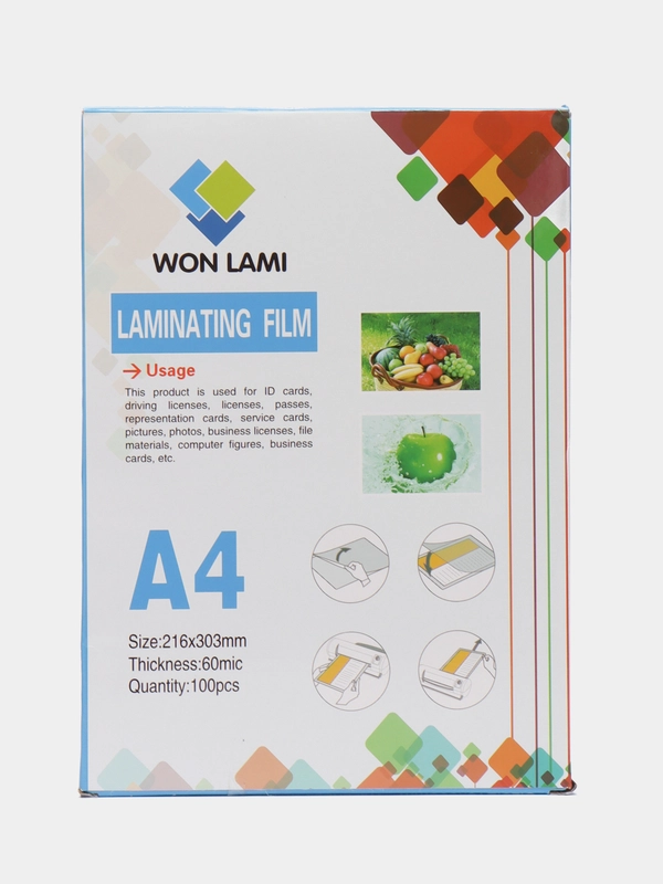 Пленка для ламинирования А4  WON LAMI 100 шт