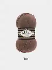 Карамельный пряжа Alize Superlana klasik(Суперлана)25%шерсть, 75%акрил, 100г/280м