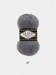 Хром пряжа Alize Superlana klasik(Суперлана)25%шерсть, 75%акрил, 100г/280м
