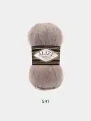 Розовый пряжа Alize Superlana klasik(Суперлана)25%шерсть, 75%акрил, 100г/280м