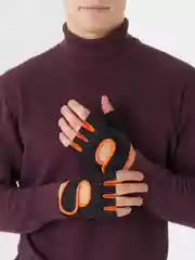 Кораллово-розовый перчатки тренажерные, для фитнеса, для спорта