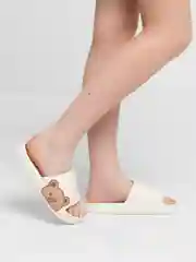 Белый шлепанцы женские