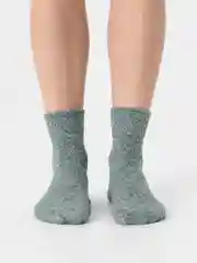 Зеленый носки женские, хлопок
