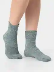Зеленый носки женские, хлопок