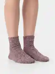 Бордовый носки женские, хлопок