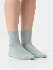 Голубой носки женские, хлопок