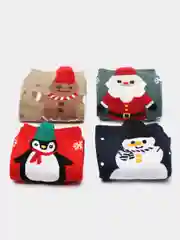 Бронзовый новогодние носки, подарочный набор на новый год