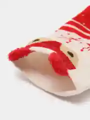 Белый новогодние носки, подарочный набор на новый год