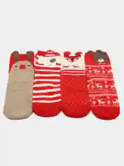 Белый новогодние носки, подарочный набор на новый год